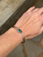 Load image into Gallery viewer, Variscite Turquoise Double Cuff