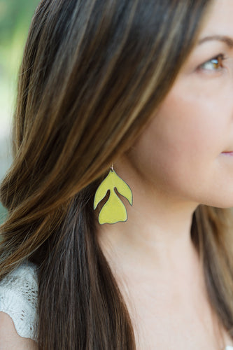 Chartreuse Bloom Earrings