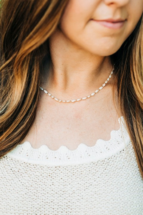 Dewdrop Pearl Necklace