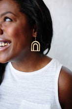 Load image into Gallery viewer, Golden Bow Earrings