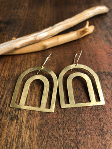 Golden Bow Earrings