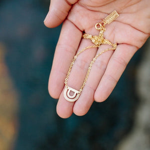 Golden Bow Necklace