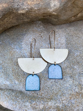 Load image into Gallery viewer, Goddess Half Moon Enamel Earrings