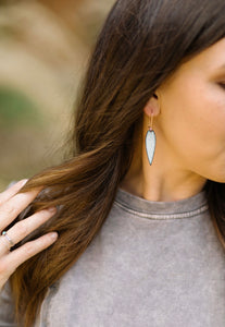 Enamel Petal Earrings